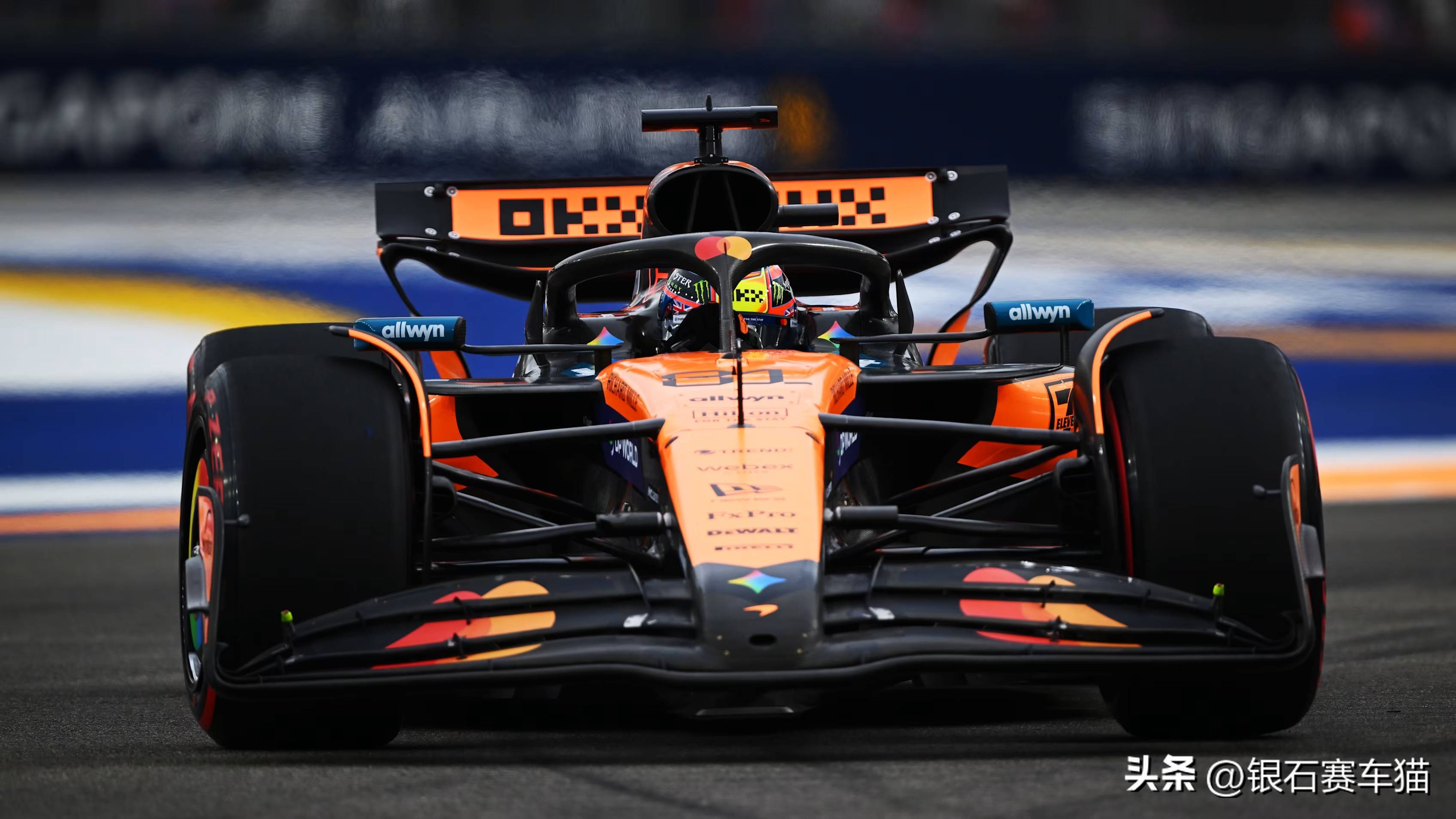 哈斯车队鏖战威廉姆斯,诺里斯关键制胜 哈斯车队鏖战威廉姆斯,诺里斯关键制胜